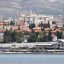 21.04.2015., Split - Pogled s mora na grad. Ugostiteljski objekti na Bacvicama.
Photo: Ivo Cagalj/PIXSELL